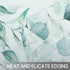 SuQKXCo 60 Inch Summer Spring Eucalyptus Leaves Round Tablecloth Tablecover Waterproof Table Cloth for Kitchen Home