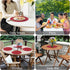 Set 6, 13 3.93 inch, Homaxy Round Faux Leather Placemats and Coasters, Washable Dual-Side Table Mats, Wipeable