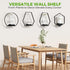 Wall Planters for Indoor Plants, Plant Frames Wall Decor Living Room Plant Stand Hanging Wall Plants Holder to Hold