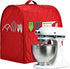 Stand Mixer Cover for Kitchenaid Mixer, Fits All Tilt Head & Bowl Lift Models, Soft, Not Easy to Fade, Red