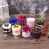 120 Pack Set 60 5Oz 60 Golblet Plastic Dessert Cups Pcs Clear Mini Parfait Cup with Spoons for Party, Disposable Round