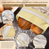 NIKKOUR 1 Large Linen Beeswax Bread Bags Sourdough Bread Bags Reusable Double-Lock Freezer Baking Container Gift Giving