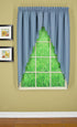 Today's Curtain Orleans Scallop Curtain, Blue 63" Swagger Pair, 80" W x 63" L