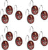 Popular Bath Aubury Collection Shower Hooks, Burgundy