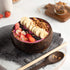 Jungle Culture 2 Polished Coconut Bowl Set with Wooden Spoons & Bamboo Straws, Eco-Friendly Vegan Gifts