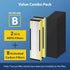 FLT4825 Filter B Replacement for Guardian, 2 H13 Hepa Filters + 8 Carbon Filters for Air Purifier