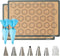 Macaron Silicone Baking Mats, Katbite Silicone Macaroons Baking Mat Set of 2, Reusable & Nonstick Bakeware