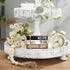 Ycyfckdr (L67) Decorative Wood Book Stack for Home, Welcome to Our Beautiful Chaos, Rustic Table and Living Room