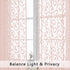 OWENIE Furman Sheer Curtains Set, 2 Panels 45 Inch Length for Living Room Bedroom, 42Wx45L inch