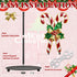 Countertop Shellwei Candy Cane Christmas Paper Towel Holder with Round Base Christmas Bathroom Decor Rustic Candy Cane