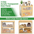 Counter, 4 BAMBANG Extra Large Bamboo Bread Box for Kitchen Double Layer Bread Storage Container Farmhouse Bread Box
