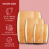 Bamboo Cutting Board Set, Eco-Friendly Wood Chopping Boards for Meal Prep and Serving in Assorted Sizes