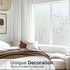 rabbitgoo Window Privacy Film - Frosted Glass Window Film, Decorative Privacy Cling, UV Blocking Static Cling Bathroom