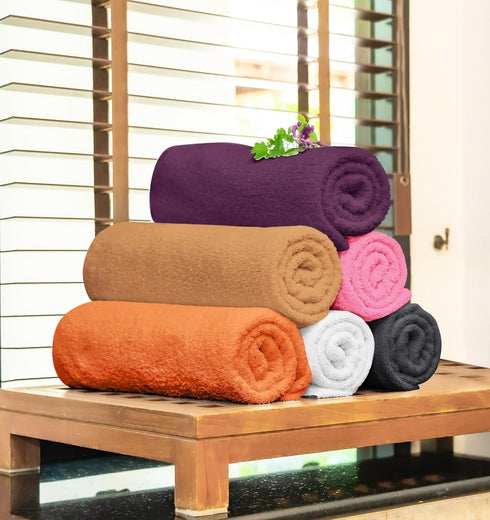 T & L Towel and Linen Mart 100% 6 Pack Set, (27 54 Pack 6) (27 54 6 Pack, Towel and Linen Mart Cotton Bath Towel Quick