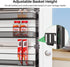 8 17" 6" 69" SNTD Tiers Over the Door Organizer - Height Adjustable Pantry Organizers and Storage with Dense Mesh
