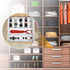 Bellsal Bamboo Silverware Drawer Organizer, 7 Slot Utensil Holder with Grooved Dividers for Kitchen and Office