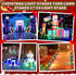 100 Pack 7.5 inch C7 C9 AUGSHY Christmas Light Stakes, Yard Lawn Holiday Light Ground Stakes for Outside String Lights