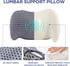 Lumbar Support Pillow for Office Chair, Memory Foam Back Cushion for Car, Lower Back Pain Relief with Adjustable Straps