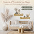 Set 2 Rattan Nursery Book Shelf, Woven Scalloped wall Shelves, Wicker Hanging Storage Basket, Baby Room Bookshelf, Wall
