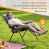 400 lbs, Sweetcrispy Zero Gravity Chairs, Foldable Patio Reclining Chairs with Adjustable Pillow & Cup Holder