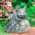 WONDER GARDEN Dragon Statue, Sleeping Dragon Figurines with Solar Light, Outdoor Waterproof Lawn Ornament Decor
