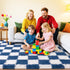 5x7, Checkered Rugs for Bedroom, Ultra Fluffy Fuzzy Shag Area Rug for Living Room Modern Plush Soft Upgrade Non-Slip