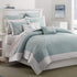 Harbor House Decorative Pillow, Modern Design, Hypoallergenic, 12" x 16", Coastline, Cotton Blue