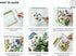 33 Set, 8x10 Twodays Birth Flower Mother's Day Craft Kit for Mom/Grandma - Real Pressed Flowers Art DIY With Double