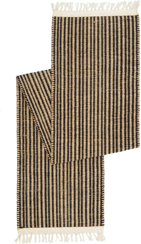 12x55 Inches, (1x4.7 Eco Crave Natural Jute Table Runner Handwoven Brown Boho Burlap Coffee Table Runner, Rustic