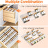 Spice Drawer Organizer, 2 Tier Clear Acrylic Storage, Expandable from 11'' to 22''