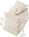 DR Cotton Muslin Drawstring Bags, 5×7 Inch, 12-Pack, Unbleached Reusable Favor Pouches