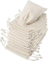 DR Cotton Muslin Drawstring Bags, 5×7 Inch, 12-Pack, Unbleached Reusable Favor Pouches