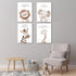 4Pcs Nursery Bible Verse Animal Canvas Wall Art Funny Cute Safari Animals Christian Painting Picture Wall Decor Lions
