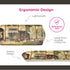 Pimpernel Parisian Scenes Rectangular Hostess Tray - 15.1" x 6.5" Melamine Snack Platter