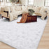 ISEAU Super Soft Fluffy Rugs Shag Area Rug for Bedroom Living Room Fuzzy Mat Plush Anti-Slip Carpets (3ft x 5ft, White)