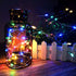 4Pack 3.3ft 10LEDs,Silver ZPH Bright Colored Fairy Lights,Battery Powered Waterproof String Lights Wire Mini Firefly