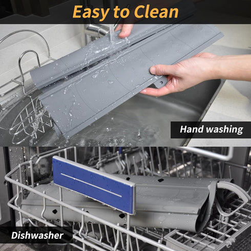 Bathroom Sink Top Cover Space Saver, Silicone Makeup Organizer Mat for Over Countertop, Small Bathroom Accessories, Grey