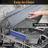 Bathroom Sink Top Cover Space Saver, Silicone Makeup Organizer Mat for Over Countertop, Small Bathroom Accessories, Grey