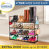 4 Closet, 20 Sundaze Shoe Rack - Tier Metal Shoe Rack for Front Door Entrance, Sturdy Long Shoe Organizer for Bedroom