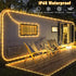66FT 200 8 LED Rope Lights for Outside, Plug in Rope Lights Outdoor Waterproof with Modes, Connectable Flexible Clear