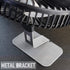 SLENPET 6 inch USB Desk Fan, Adjustable Tilt, 4 Speeds, Ultra-quiet, Portable Metal Base, Silver