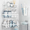 Shower Caddy 5 Pack, Bathroom Organizer Rack for Inside Shower, Adhesive Shelf, Shampoo Holder