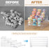 Goabroa Acrylic Display Risers, 2 Sets 10 Pcs Clear Dessert Table Display Set for Figures, Cupcake, Perfume