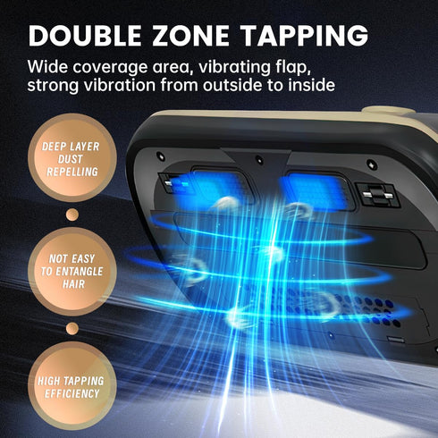 12KPa, PATO Mattress Vacuum Cleaner, Wireless Handheld Bed Vacuum Cleaner with UV-C Light, HEPA Filter and Ultrasonic