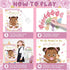 VOSINPADA 48 Pin The Pacifier On The Baby Shower Games, Butterfly Theme Decoration Large Poster with Blindfold Pacifier