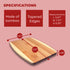 Bamboo Cutting Board Set: Eco-Friendly Wood for Meal Prep and Serving, Charcuterie Boards in Assorted Sizes