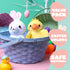 3 Decorations,10.25"X11"(Blue, JOYIN Pcs Easter Bamboo Baskets, Round Woven Goodie Basket with Handle, Empty Candy Toys