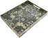 Spsyrine Serving Tray with Handles, Plastic Decorative Tray for Coffee Table, Living