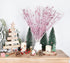 Lvydec 22pcs Christmas Glitter Berries Stems Clearance, 17" Artificial Christmas Picks for Tree Ornaments, DIY Xmas