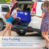 EpicTotes Supplies(125L, 6-Pack, Moving Bags, Storage Bags with Sturdy Handles and Heavy Duty Zippers, Storage Totes